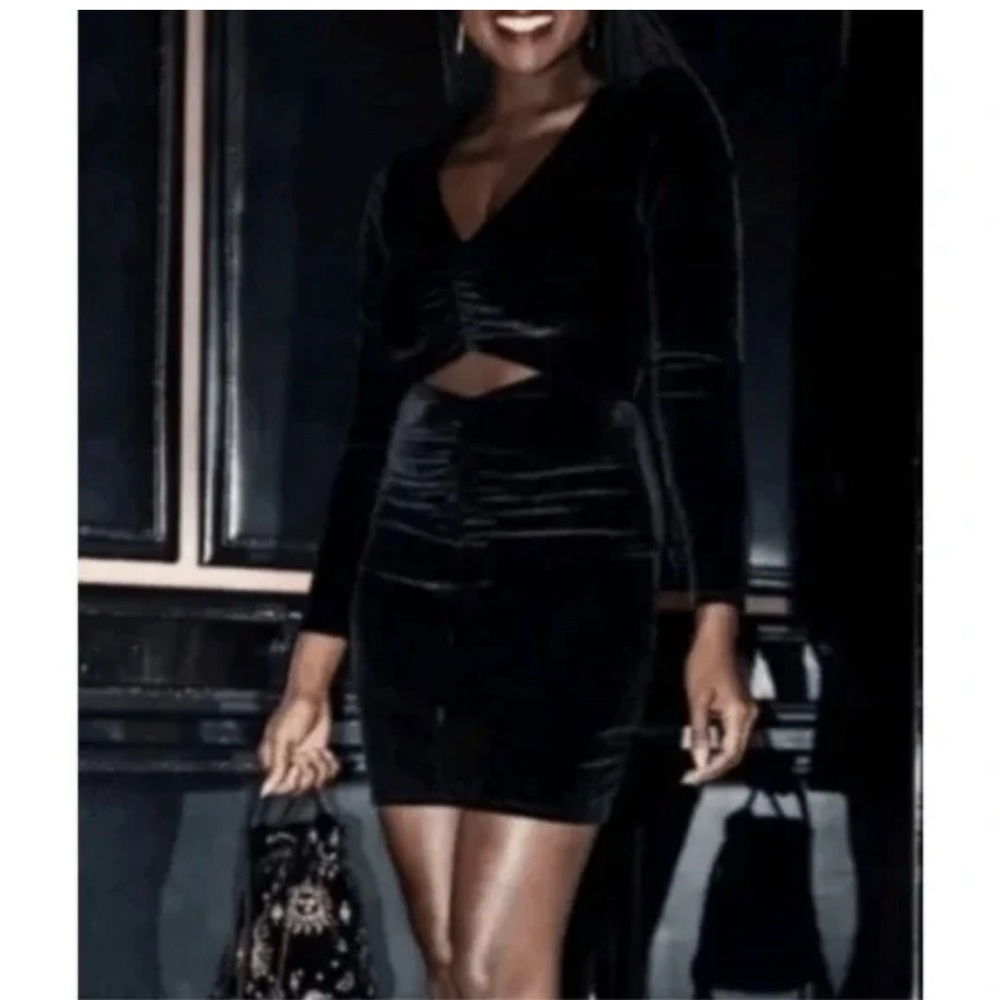 Abercrombie and Fitch Black Velvet Dress